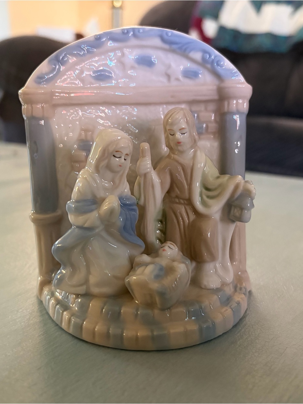 Porcelain Nativity Scene Figure